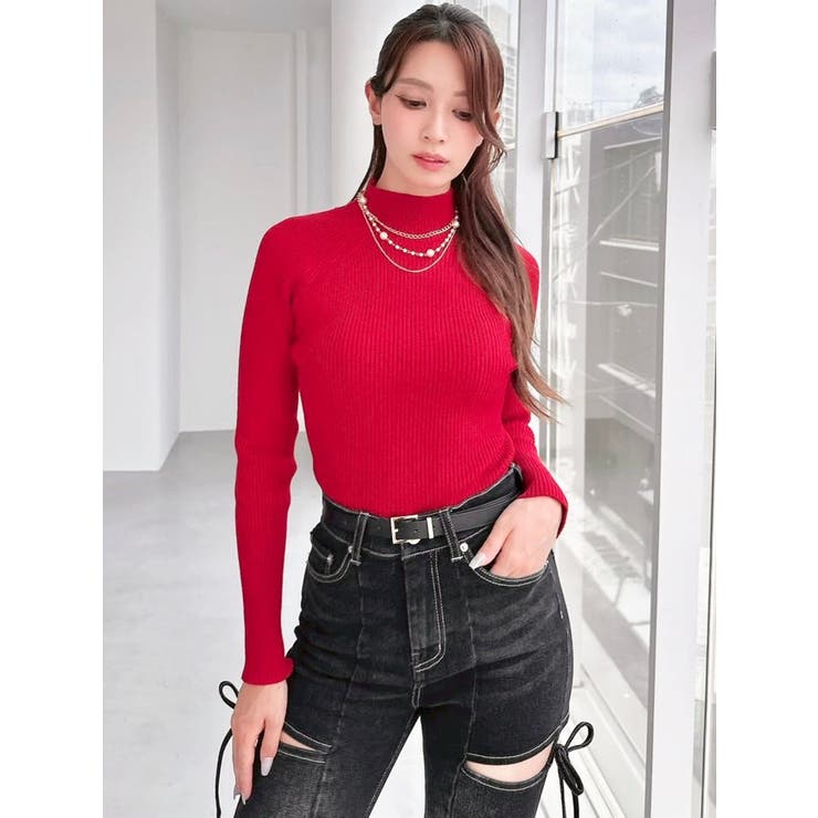 ハイネックベーシックニットトップス | RESEXXY | 詳細画像8 