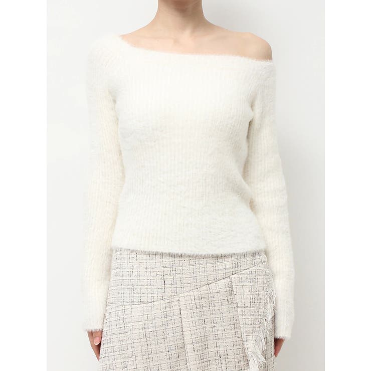 ミニシャギーワンショルニットトップス | RESEXXY | 詳細画像24 