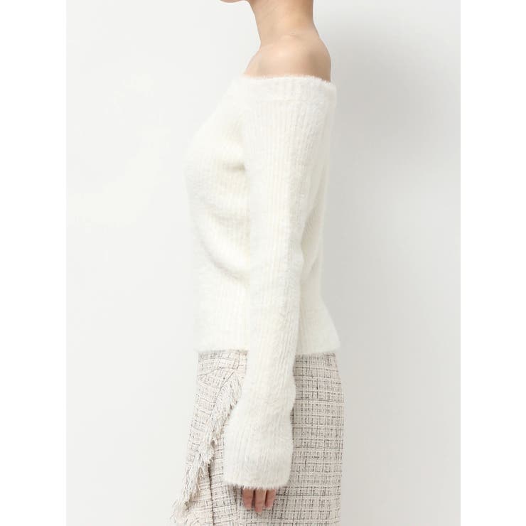 ミニシャギーワンショルニットトップス | RESEXXY | 詳細画像25 