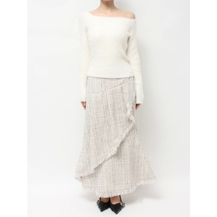 ミニシャギーワンショルニットトップス | RESEXXY | 詳細画像31 