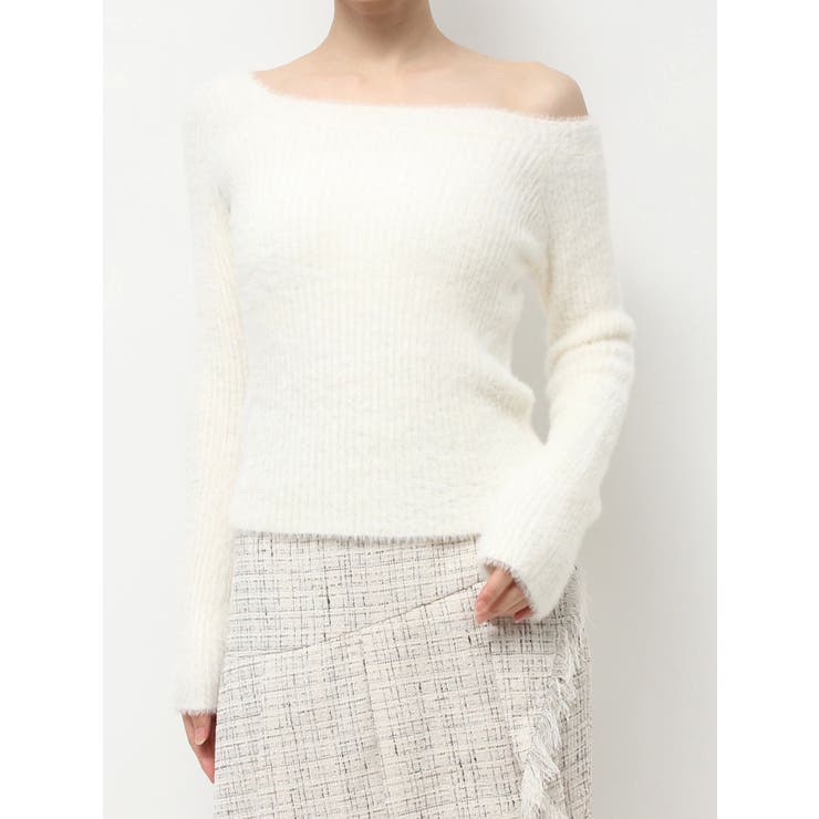 ミニシャギーワンショルニットトップス | RESEXXY | 詳細画像35 