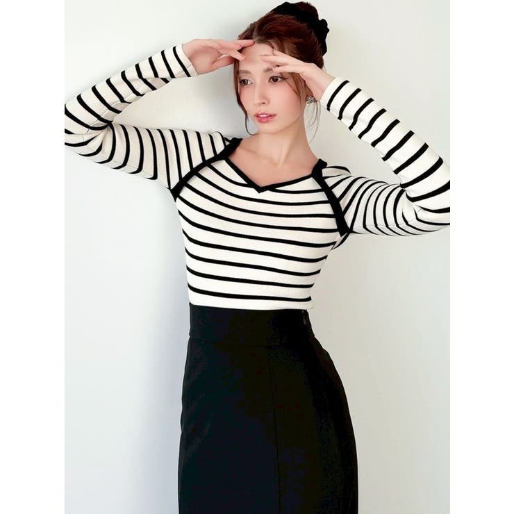 ハートネックラグランニットトップス | RESEXXY | 詳細画像14 