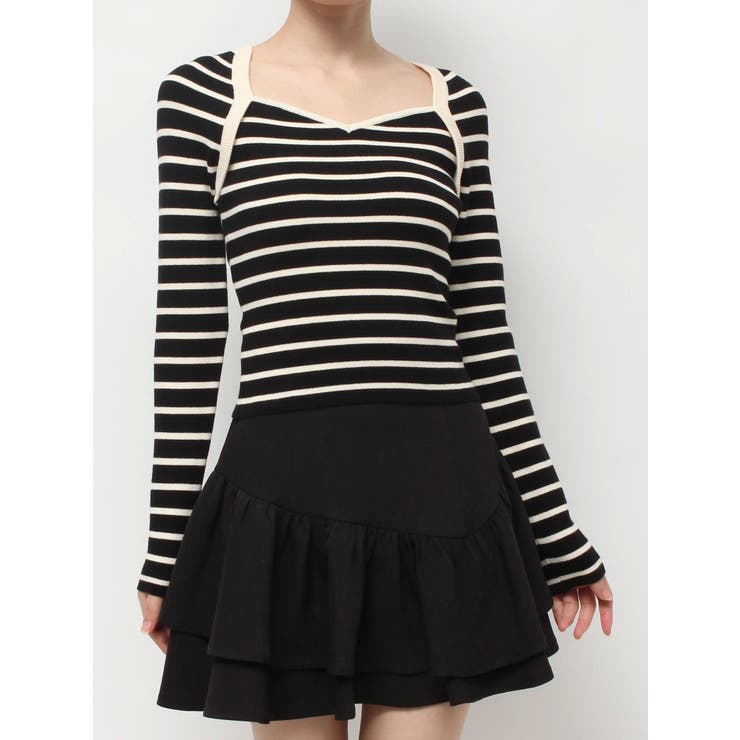 ハートネックラグランニットトップス | RESEXXY | 詳細画像31 