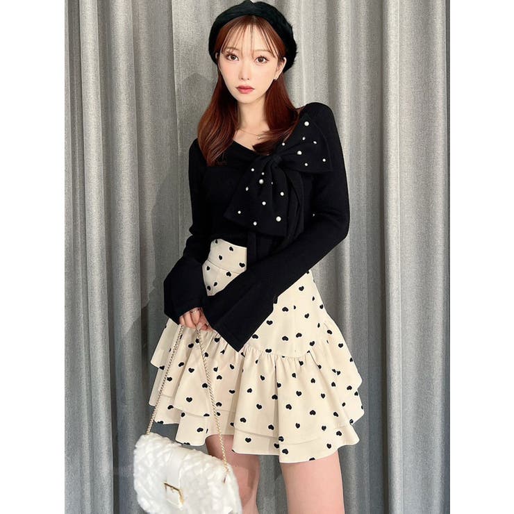 ビッグリボンニットトップス[品番：MKSW0067140]｜RESEXXY（リゼクシー