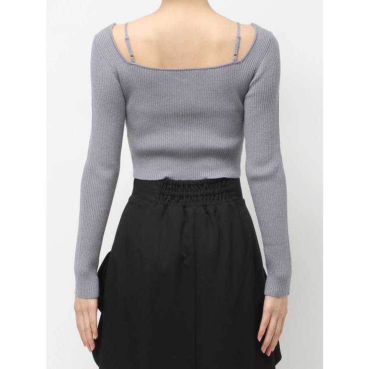 ナローストラップニットトップス[品番：MKSW0066580]｜RESEXXY