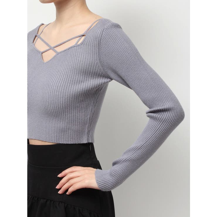 ナローストラップニットトップス[品番：MKSW0066580]｜RESEXXY