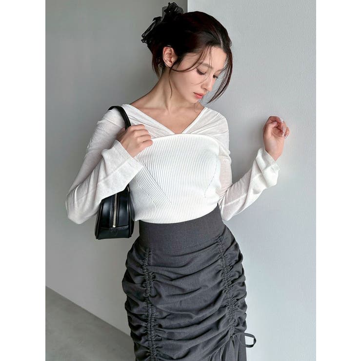 2WAYオフショルニットトップス | RESEXXY | 詳細画像15