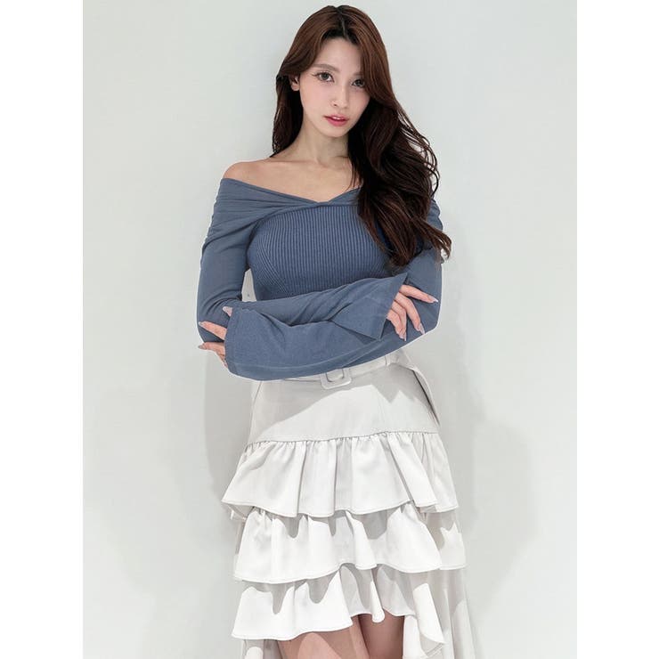 2WAYオフショルニットトップス | RESEXXY | 詳細画像2