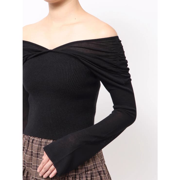 2WAYオフショルニットトップス | RESEXXY | 詳細画像23