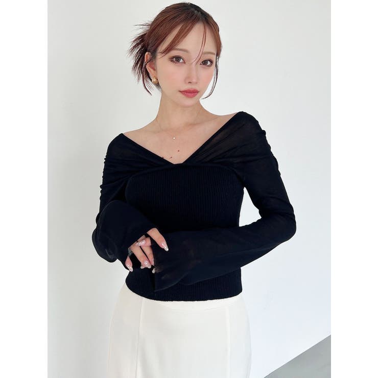 2WAYオフショルニットトップス | RESEXXY | 詳細画像8