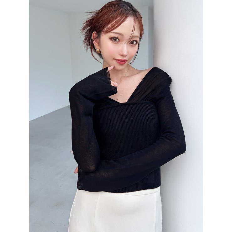 2WAYオフショルニットトップス | RESEXXY | 詳細画像9