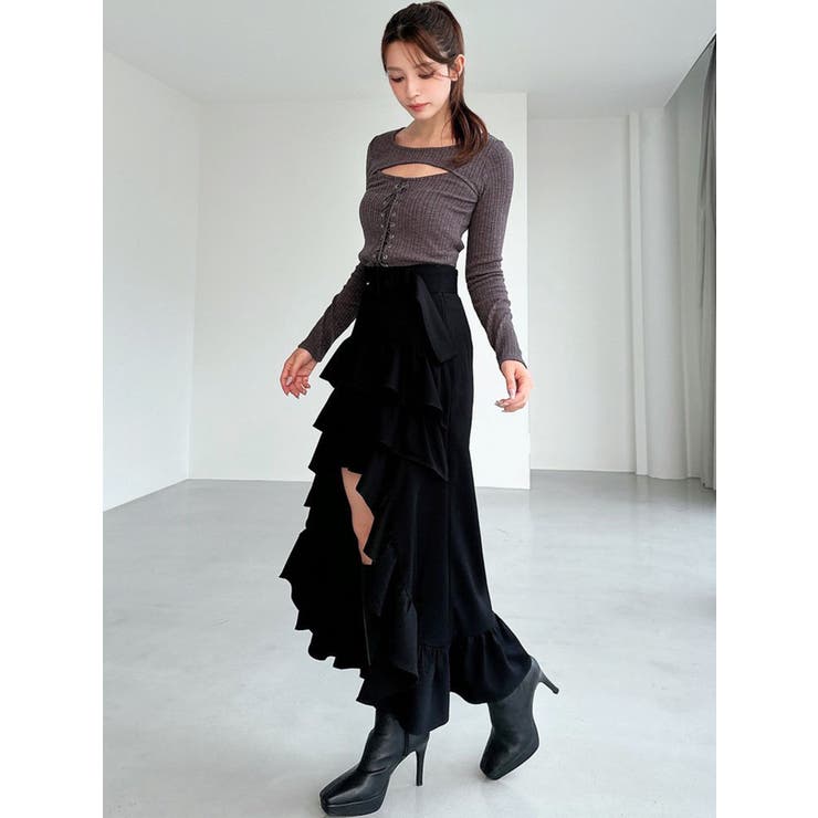 フロントレースアップカットトップス | RESEXXY | 詳細画像10 