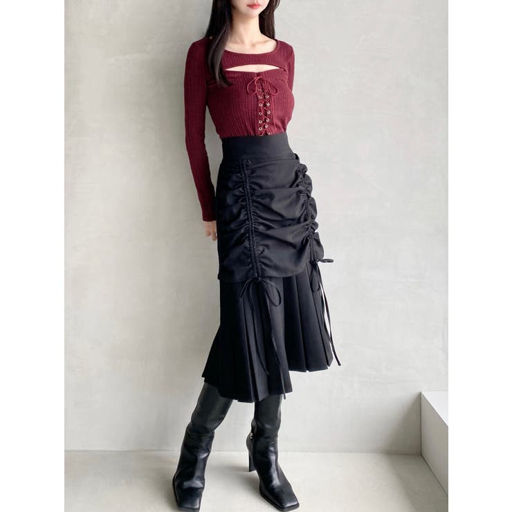 フロントレースアップカットトップス | RESEXXY | 詳細画像16 