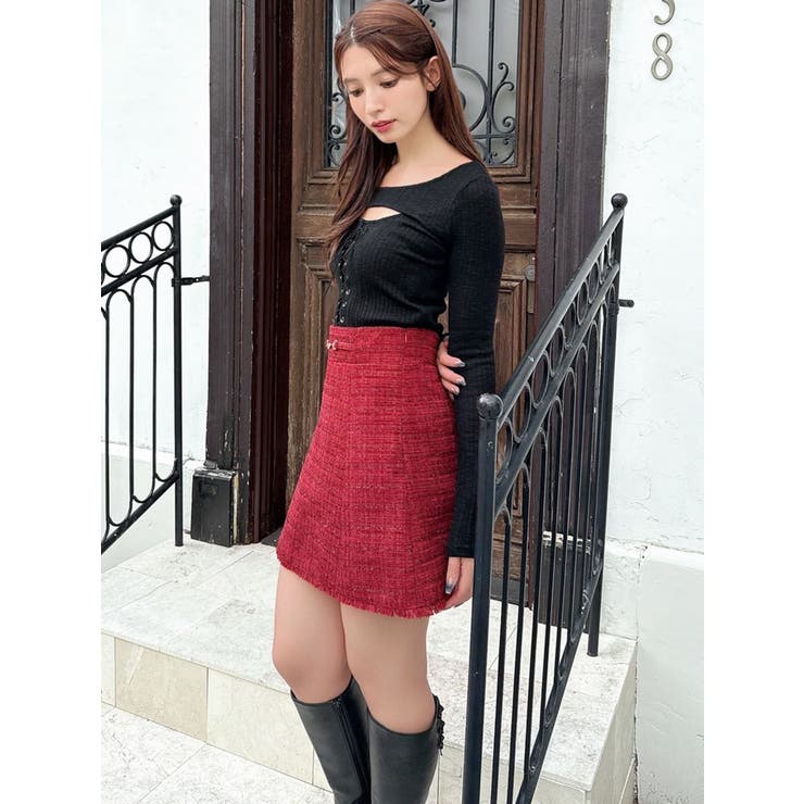 フロントレースアップカットトップス | RESEXXY | 詳細画像19 