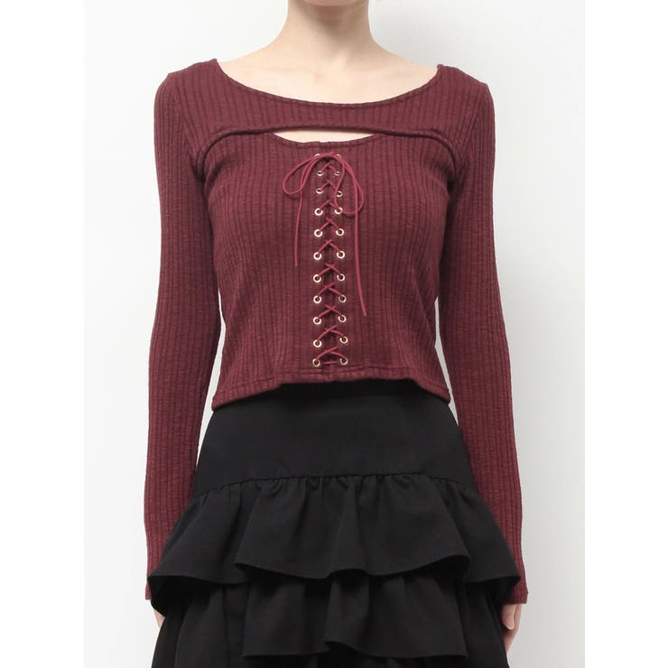 フロントレースアップカットトップス | RESEXXY | 詳細画像25 