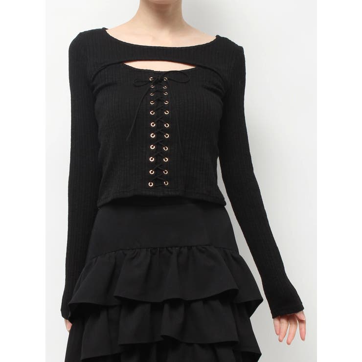 フロントレースアップカットトップス | RESEXXY | 詳細画像37 