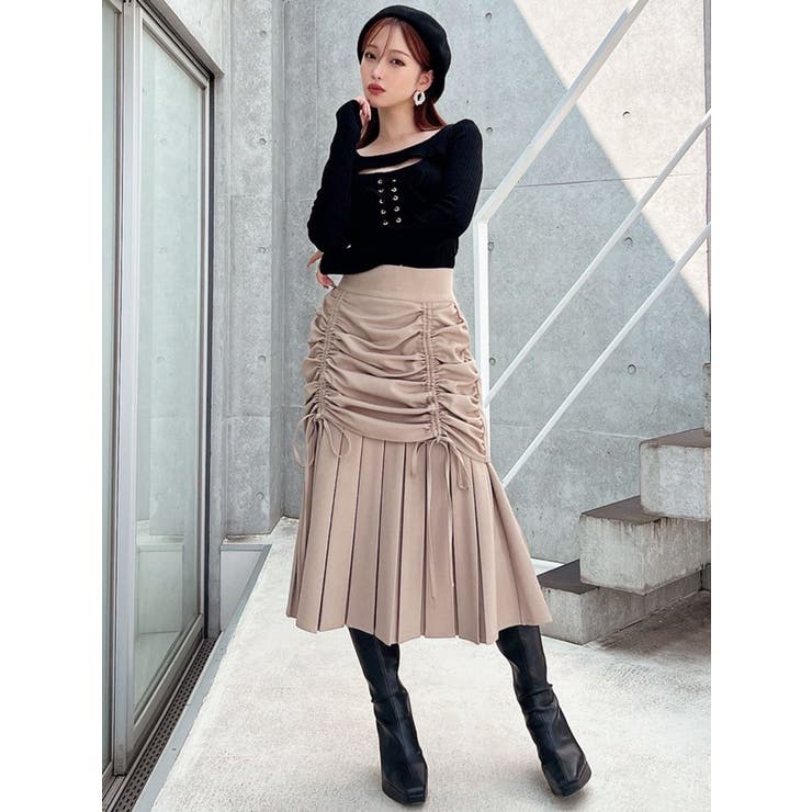 フロントレースアップカットトップス | RESEXXY | 詳細画像4 