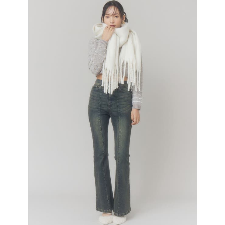 ツイードボーダーニットカーディガン【セットアップ着用可能】 | RESEXXY | 詳細画像27 