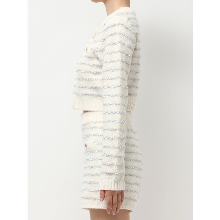 ツイードボーダーニットカーディガン【セットアップ着用可能】 | RESEXXY | 詳細画像33 