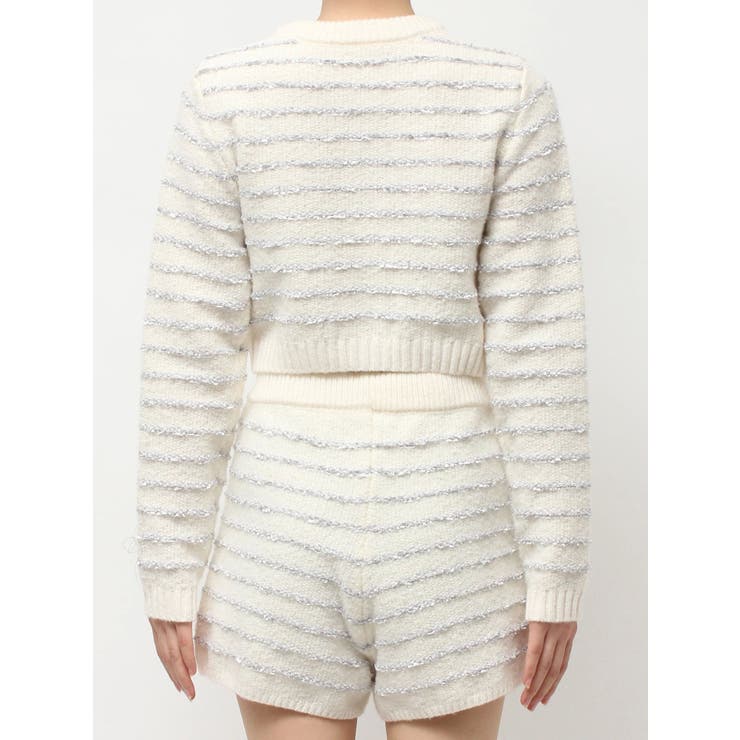 ツイードボーダーニットカーディガン【セットアップ着用可能】 | RESEXXY | 詳細画像34 