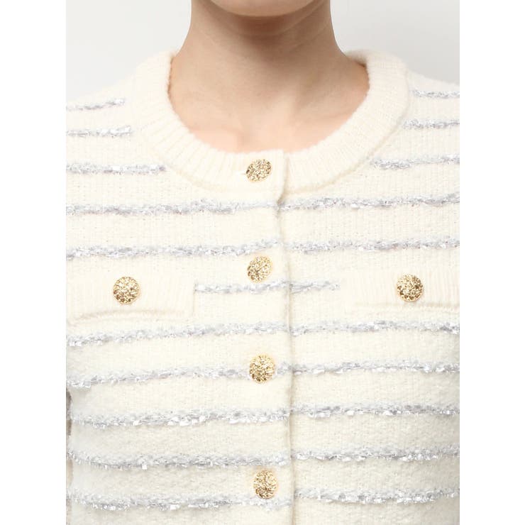 ツイードボーダーニットカーディガン【セットアップ着用可能】 | RESEXXY | 詳細画像35 