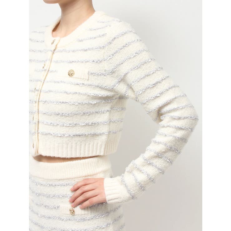ツイードボーダーニットカーディガン【セットアップ着用可能】 | RESEXXY | 詳細画像36 