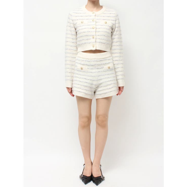 ツイードボーダーニットカーディガン【セットアップ着用可能】 | RESEXXY | 詳細画像40 