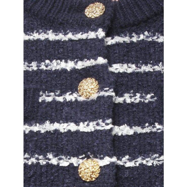 ツイードボーダーニットカーディガン【セットアップ着用可能】 | RESEXXY | 詳細画像42 