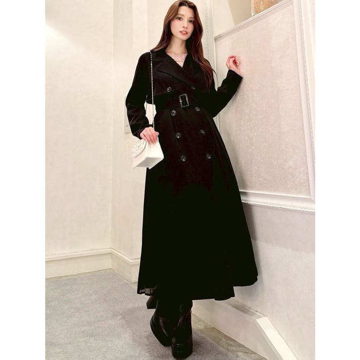 サイドプリーツトレンチコート | RESEXXY | 詳細画像12 