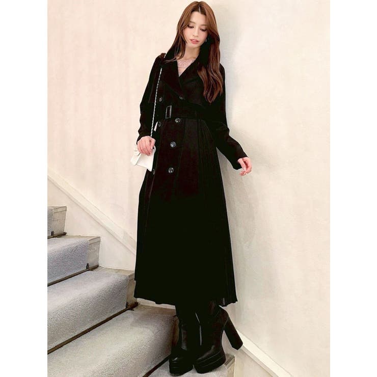 サイドプリーツトレンチコート | RESEXXY | 詳細画像13 