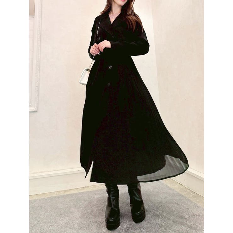 サイドプリーツトレンチコート | RESEXXY | 詳細画像14 