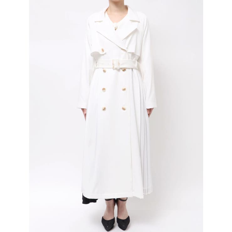 サイドプリーツトレンチコート | RESEXXY | 詳細画像16 