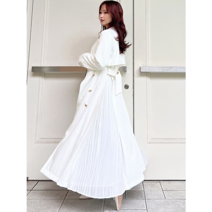 サイドプリーツトレンチコート | RESEXXY | 詳細画像2 