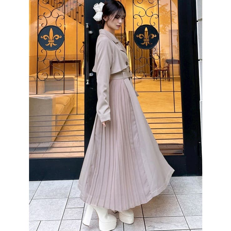 サイドプリーツトレンチコート | RESEXXY | 詳細画像8 