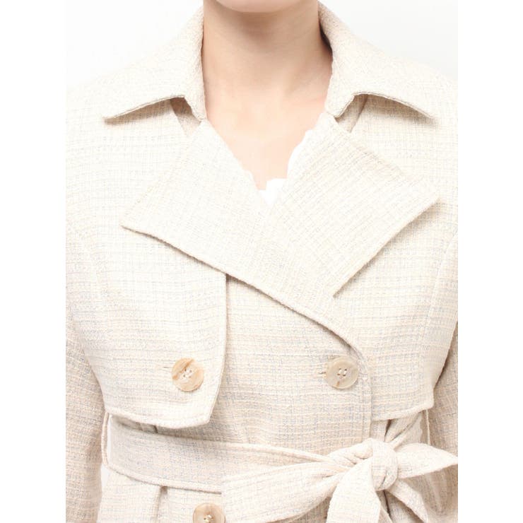 2WAYツイードレイヤードコート | RESEXXY | 詳細画像21 