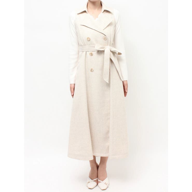 2WAYツイードレイヤードコート | RESEXXY | 詳細画像27 