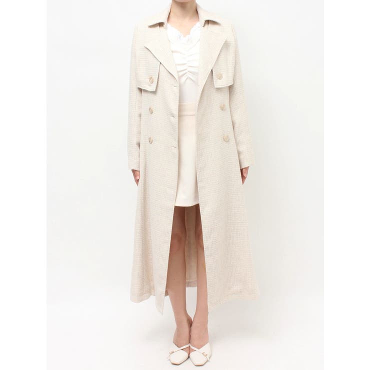 2WAYツイードレイヤードコート | RESEXXY | 詳細画像28 