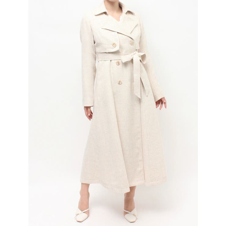 2WAYツイードレイヤードコート | RESEXXY | 詳細画像32 