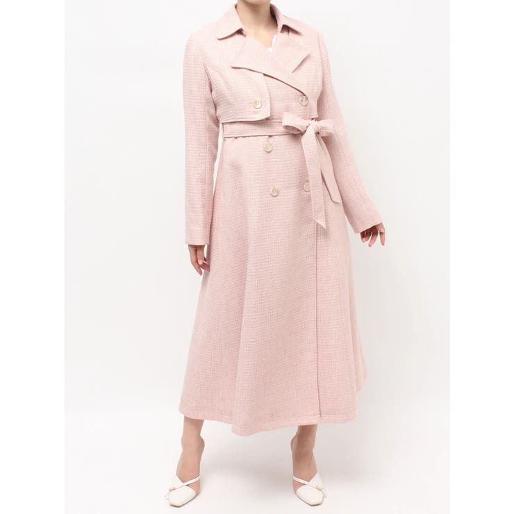 2WAYツイードレイヤードコート | RESEXXY | 詳細画像34 