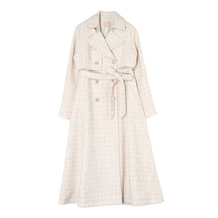 2WAYツイードレイヤードコート | RESEXXY | 詳細画像36 