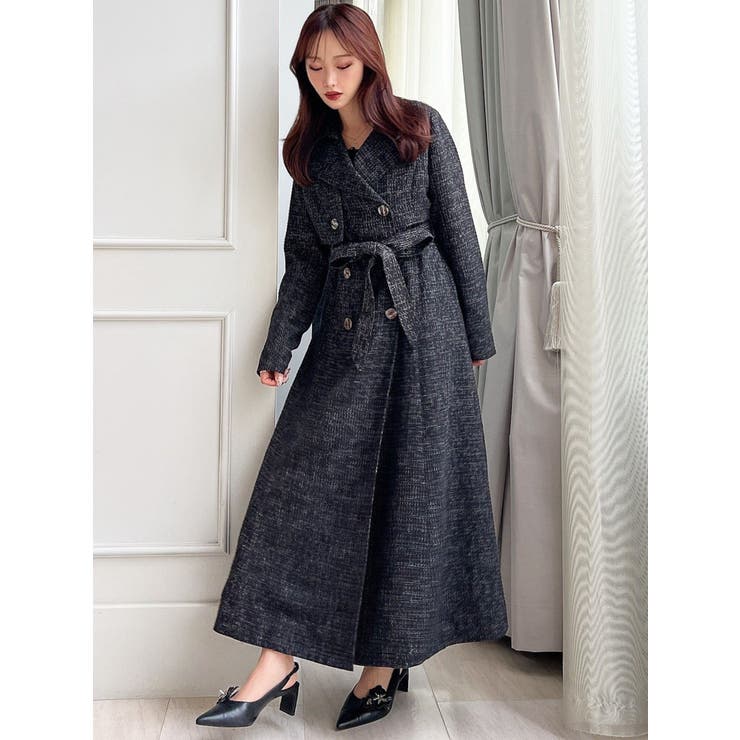 2WAYツイードレイヤードコート | RESEXXY | 詳細画像5 