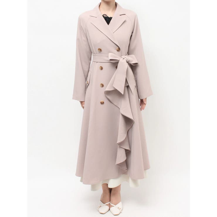 カスケードフレアロングコート | RESEXXY | 詳細画像23 