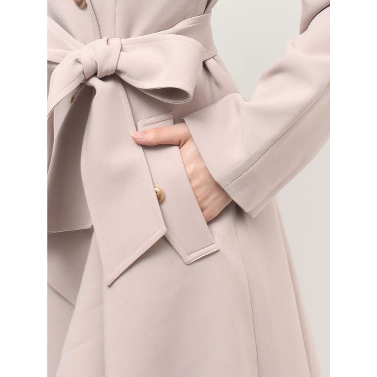 カスケードフレアロングコート | RESEXXY | 詳細画像28 