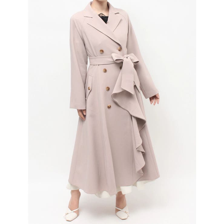 カスケードフレアロングコート | RESEXXY | 詳細画像38 