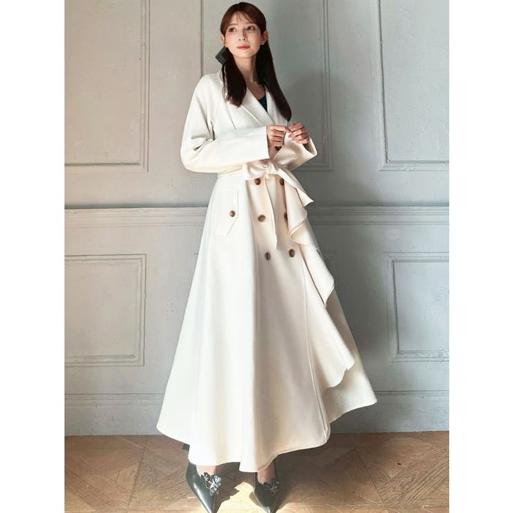 カスケードフレアロングコート | RESEXXY | 詳細画像7 