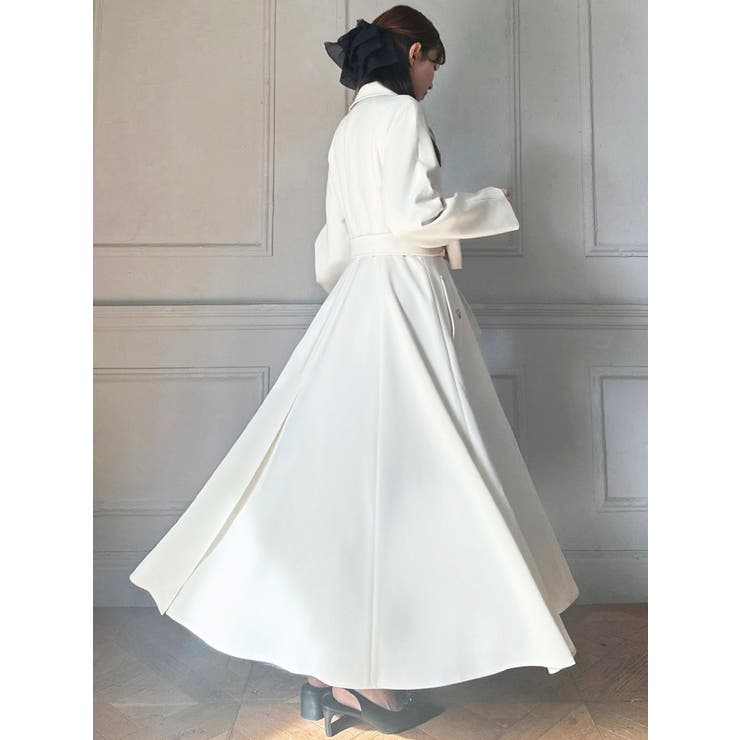 カスケードフレアロングコート | RESEXXY | 詳細画像9 