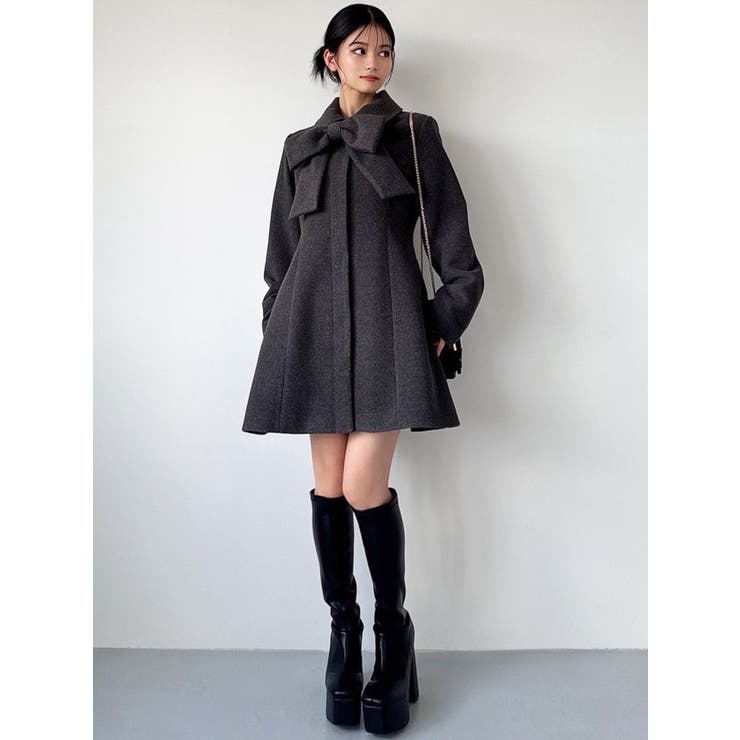 【追加生産分】ビッグリボンミディコート | RESEXXY | 詳細画像16 