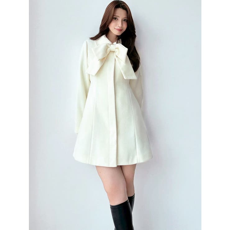 【追加生産分】ビッグリボンミディコート | RESEXXY | 詳細画像19 