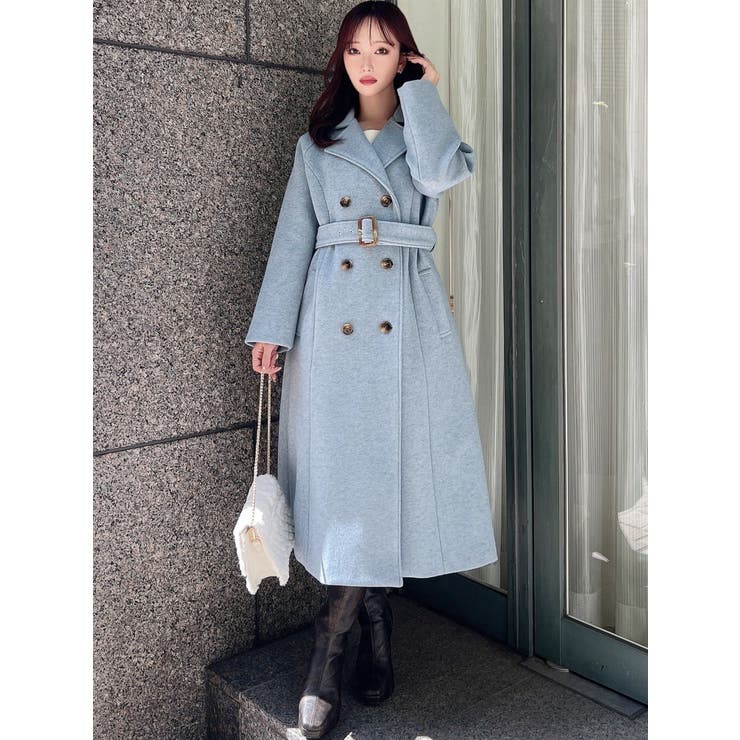 LES SIX ウールデニムコート 希少 Raglan sleeve denim coat 【デニム コート】 color ID / SAKURA