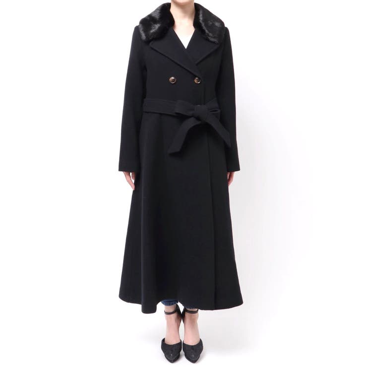 ショートビーバーウールロングコート | RESEXXY | 詳細画像20 